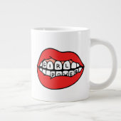 Power-Lippen Jumbo-Tasse (Rechts)