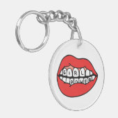 Power-Lippen Schlüsselanhänger (Vorderseite links)