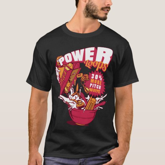 Power Loops Drone Pilot T-Shirt (Vorderseite)