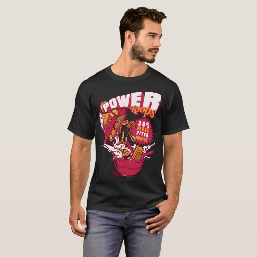 Power Loops Drone Pilot T-Shirt (Vorne ganz)