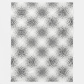Power Mandala Nahtloses Muster 10 Fleecedecke (Vorderseite)