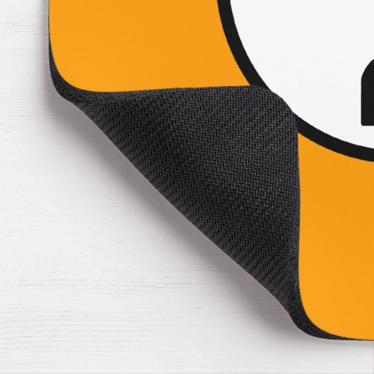 Power - Mausunterlage (orange) Mousepad (Ecke)
