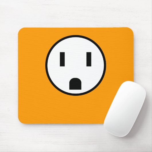 Power - Mausunterlage (orange) Mousepad (Mit Mouse)