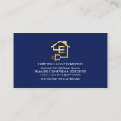 Power-Messgerät für elektrische Blitzlichtgeräte Visitenkarte (Rückseite)