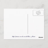 Power mit Kornblumen! Postkarte (Rückseite)