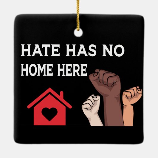 Power mit schwarzem Stolz, Gleichberechtigung der Keramikornament (Rückseite)