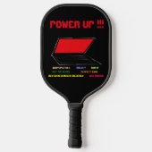 Power nach oben pickleball schläger (Rückseite)