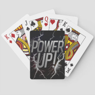 Power nach oben spielkarten