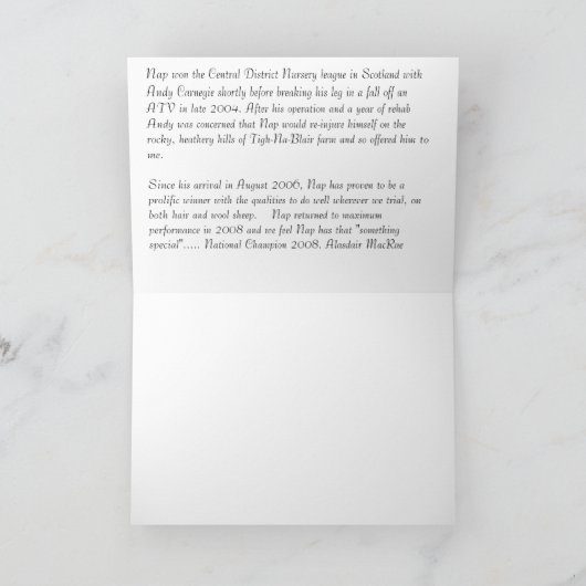 Power Nap Karte (Innenseite)