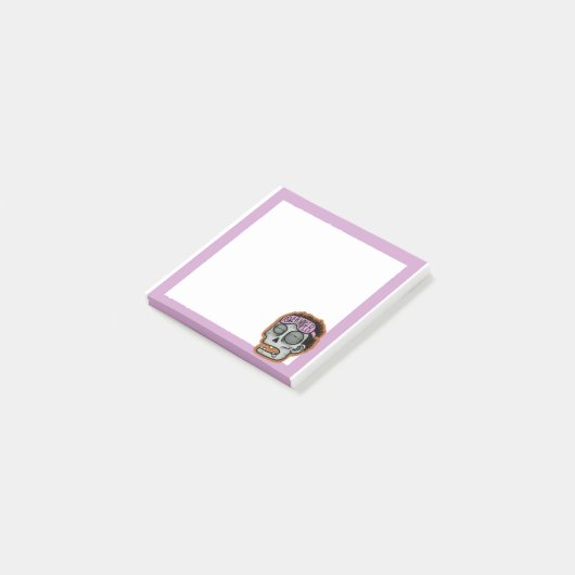 Power Napper Zombie Note Post-it Klebezettel (angewinkelt)