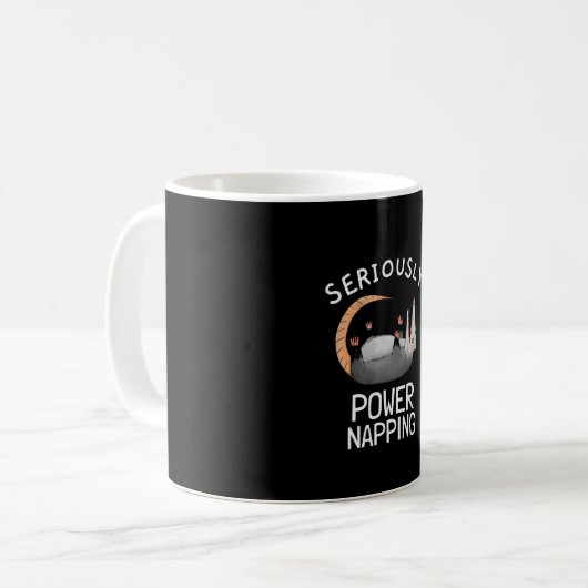 POWER NAPPING POSSUM KAFFEETASSE (Vorderseite Links)