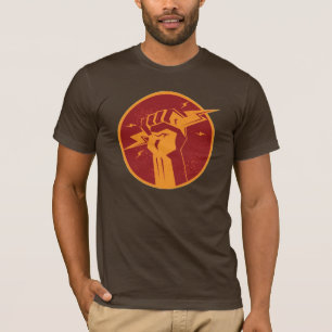 Power oben T-Shirt