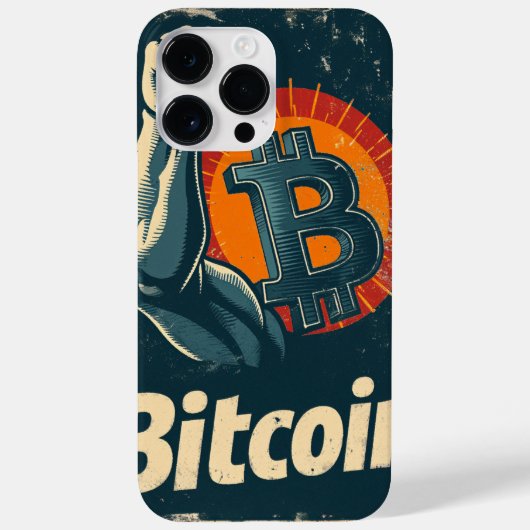 Power of Bitcoin Blockchain crypto design Case-Mate iPhone Hülle (Rückseite)