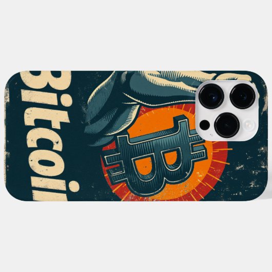 Power of Bitcoin Blockchain crypto design Case-Mate iPhone Hülle (Rückseite (Horizontal))