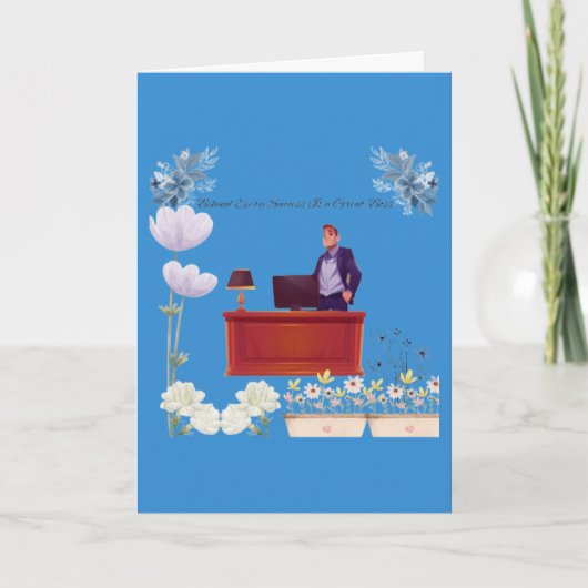 Power of leadership cerulean karte (Vorderseite)