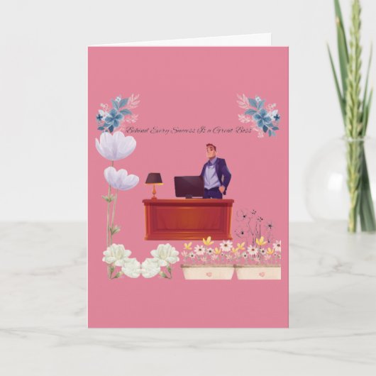 Power of leadership rose karte (Vorderseite)