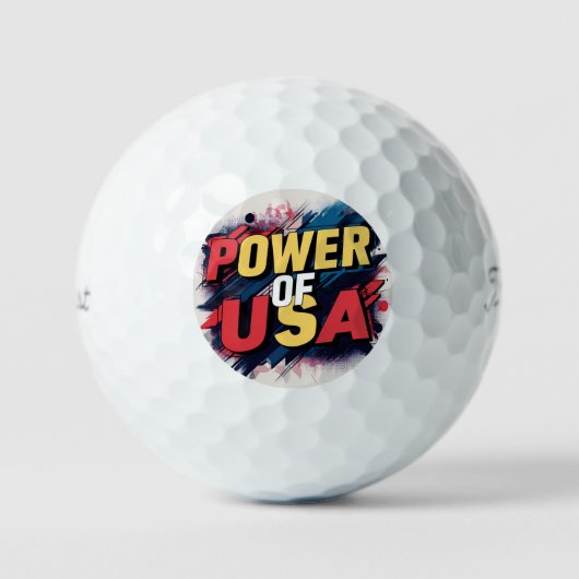 Power of USA Golf Ball - Patriotic (Vorderseite)