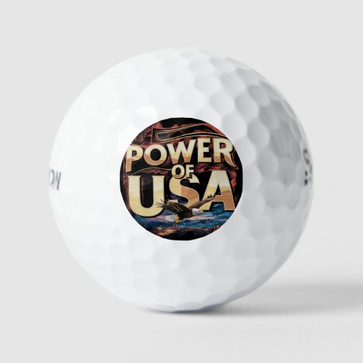 Power of USA Golf Ball - Patriotic (Vorderseite)