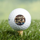 Power of USA Golf Ball - Patriotic (Insitu T-Shirt)