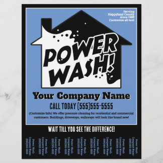 Power-Papierkorb-Promo Flyer