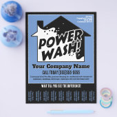 Power-Papierkorb-Promo Flyer (Einzeln)