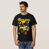 Power Pferdemuskeln Auto Grafischer T - Shirt (Vorne ganz)
