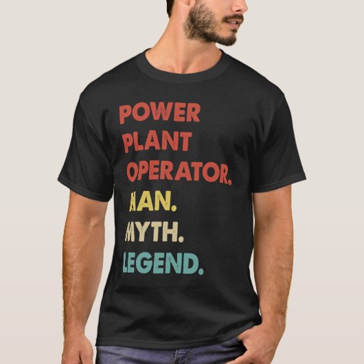 Power Pflanze Operator Man Myth Legend 1 T-Shirt (Vorderseite)