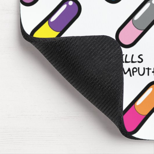 Power-Pillen Mousepad (Ecke)