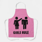 Power PINK MÄDCHEN KÜCHE SCHÜRZE (Vorderseite)