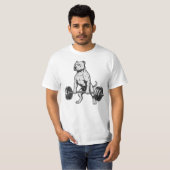 Power Pit Bull Gewichte stemmen T-Shirt (Vorne ganz)