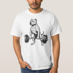 Power Pit Bull Gewichte stemmen T-Shirt
