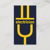 Power-Plug-Lights Up Bulle Visitenkarte (Vorderseite)