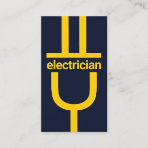 Power-Plug-Lights Up Bulle Visitenkarte