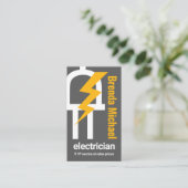 Power Plug-Power für elektrische Ladung Visitenkarte (Stehend Vorderseite)