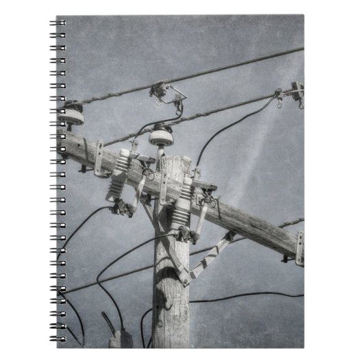 Power Pole Crossarm Notizblock (Vorderseite)