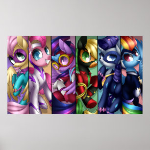 Power Ponies Poster