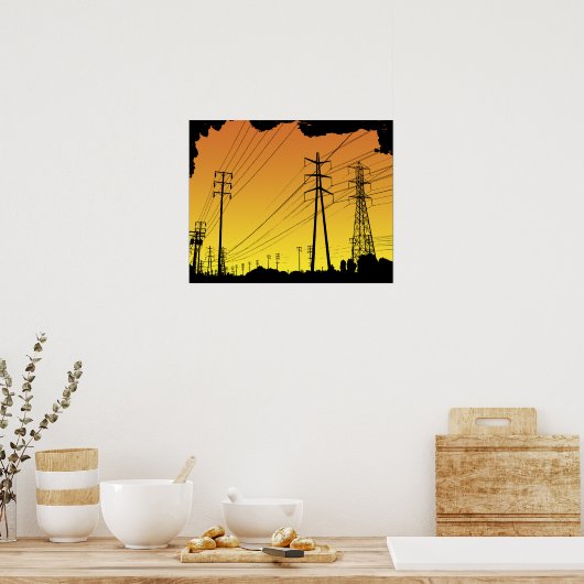 Power-Poster Poster (Küche)