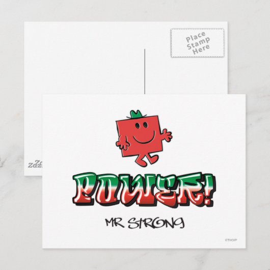 Power! Postkarte (Vorne/Hinten)