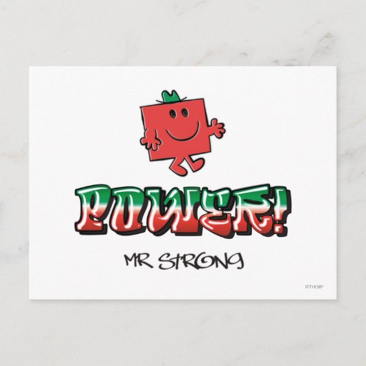 Power! Postkarte (Vorderseite)