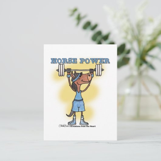 Power Postkarte (Stehend Vorderseite)