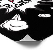 Power Puff Sticker Poster (Ecke)