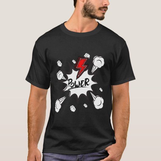 Power Puff Sticker T-Shirt (Vorderseite)