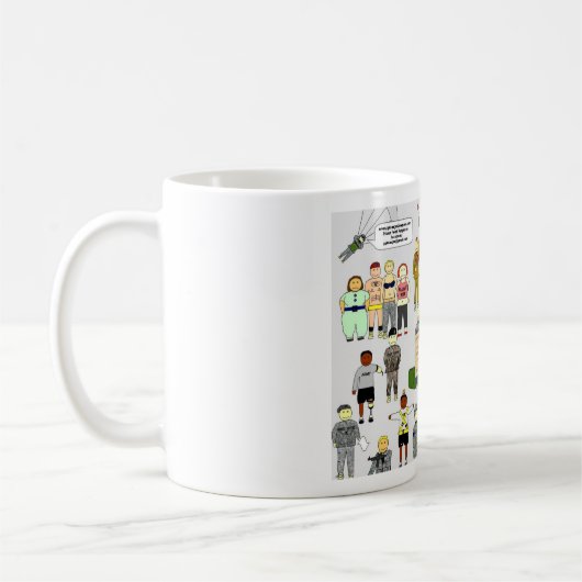 Power-Punkt-Förster-Tasse Kaffeetasse (Links)