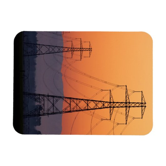 Power Pylons bei Sunset Magnet (Horizontal)
