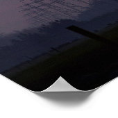 Power Pylons bei Sunset Poster (Ecke)