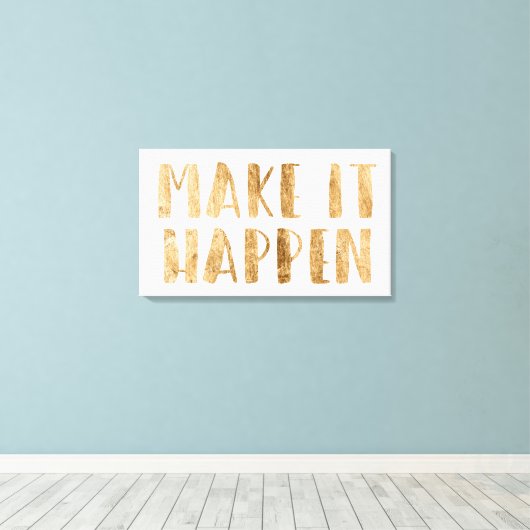 Power Quotes II Leinwanddruck (Insitu (Holzboden))