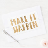 Power Quotes II Rechteckiger Aufkleber (Umschlag)