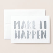 Power Quotes II | Zumachen Folienkarte (Vorderseite mit Umschlag)