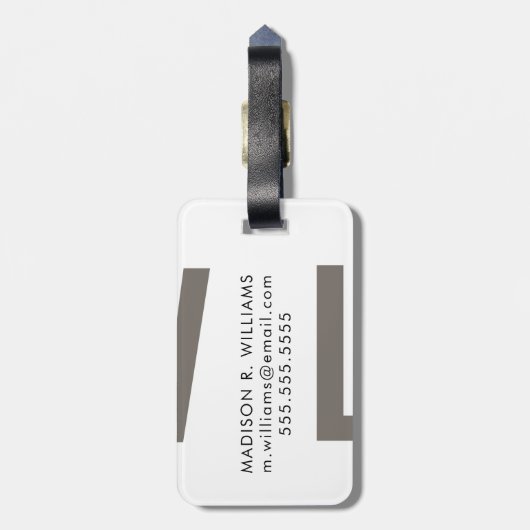 Power Quotes VII Gepäckanhänger (Rückseite vertikal)