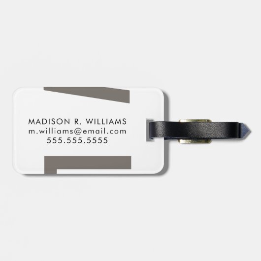 Power Quotes VII Gepäckanhänger (Rückseite horizontal)